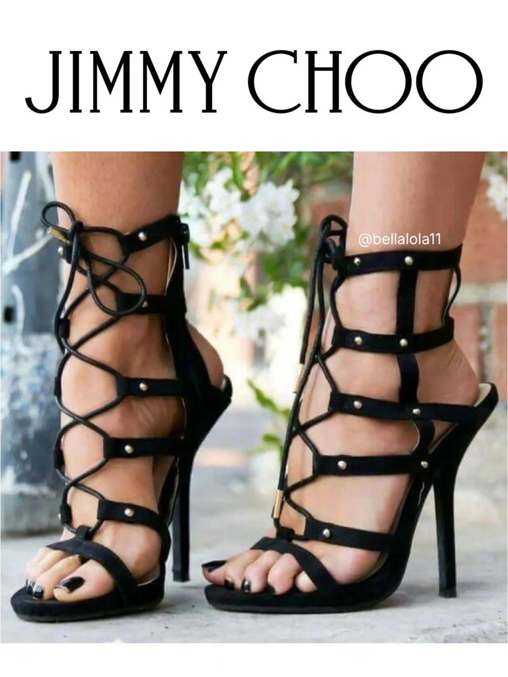 AUTHENTIC JIMMY CHOO GLADIATOR HEELS